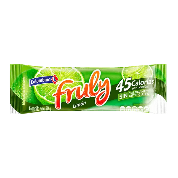 HELADO LIMON FRULY COLOMBINA*70G