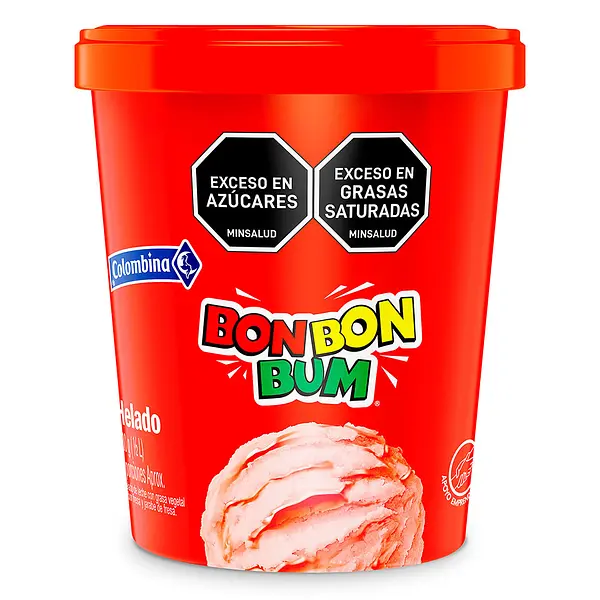 HELADO BOMBOMBUM COLOMBINA*300GR