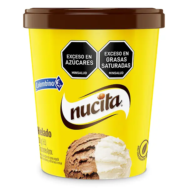 HELADO NUCITA COLOMBINA*300GR