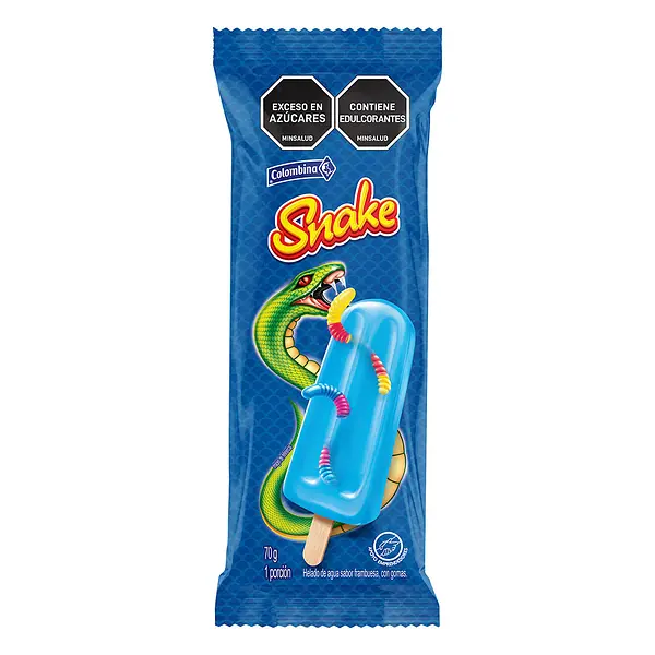 HELADO PALETA SNAKE COLOMBINA*70GR