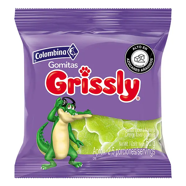 GOMA COCODRILO GRISSLY*50G