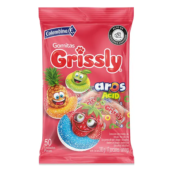 GOMA ACIDAS AROS GRISSLY *50U