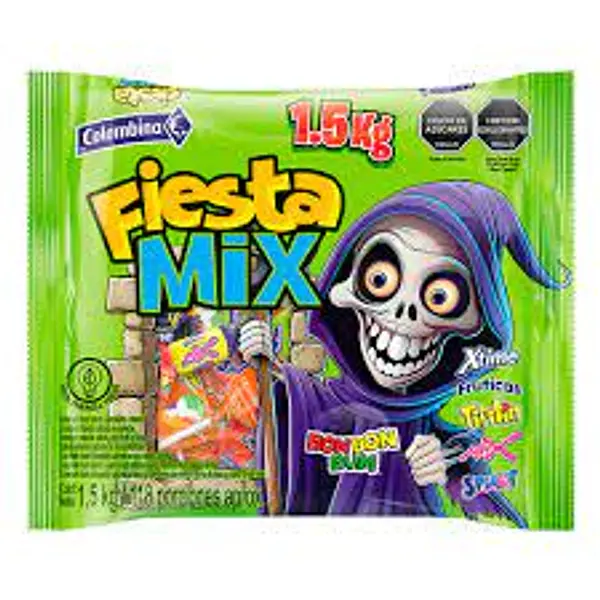 CARAMELO FIESTA MIX COLOMBINA*1.5GR