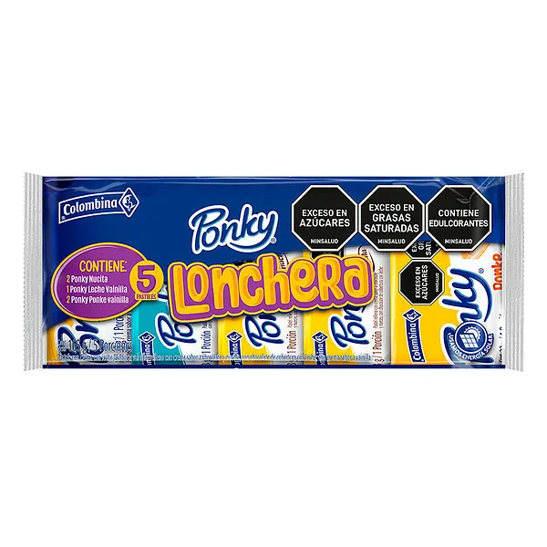 PONQUE LONCHERA PONKY COLOMBINA * 5