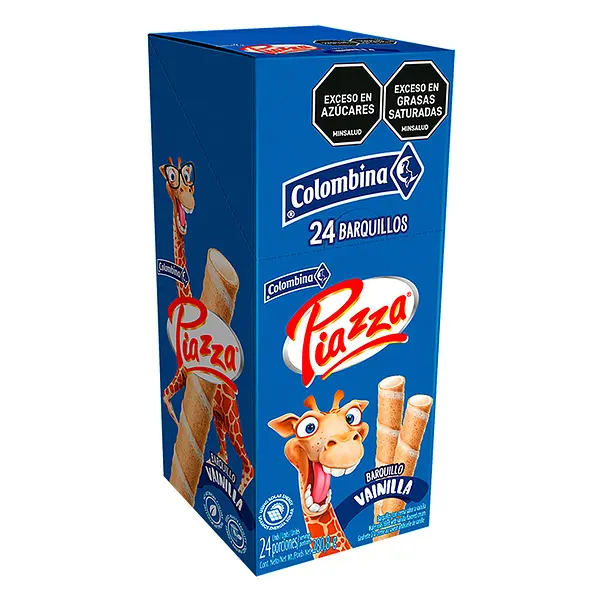 GALLETA BARQUILLO VAINILLA PIAZZA*11.7G