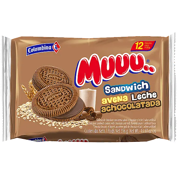 GALLETA CHOCOLATE MUUU*12U