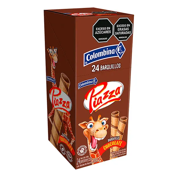 GALLETA BARQUILLO CHOCOLATE PIAZZA*280G