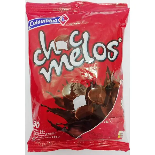 MASMELO CHOC MELOS COLOMBINA *30 UND