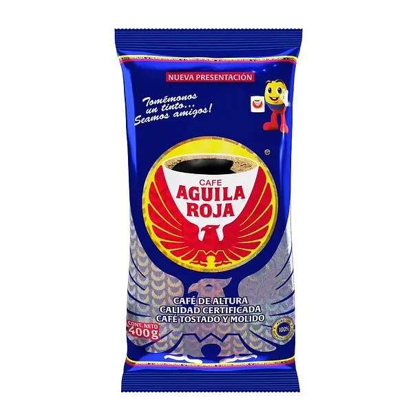CAFE MOLIDO AGUILA ROJA*400G