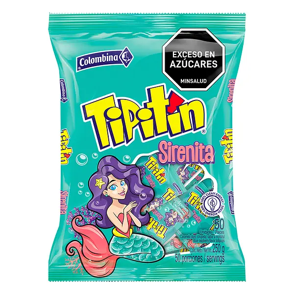 CARAMELO SIRENITA TIPITIN*50U