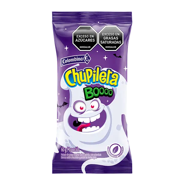 HELADO PALETA CHUPILETA BOO COLOMBINA*60