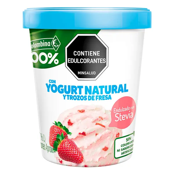 HELADO YOGURT TROZOS FRES COLOMBINA*300G