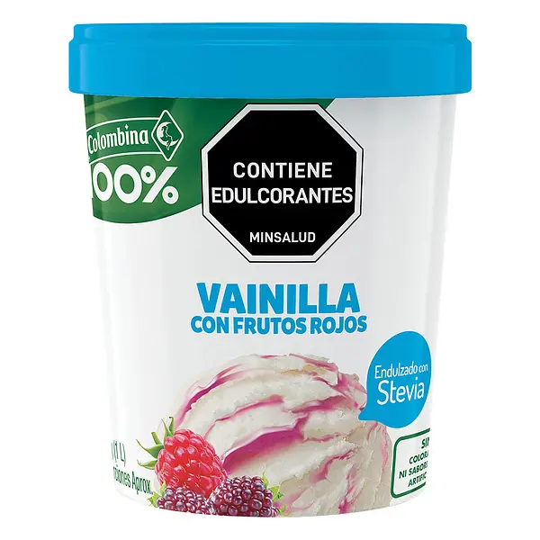 HELADO TARRO VANILLA STEVIA COLOMBINA*1L