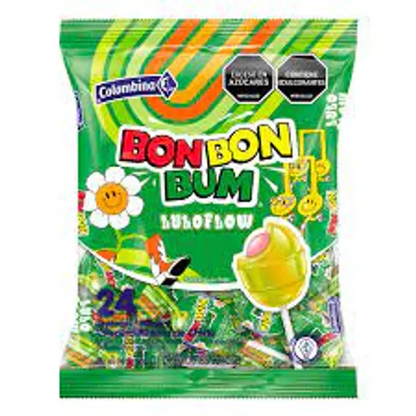 CARAMELO CHUPETA LULOFLOW BOBONBUM*24U