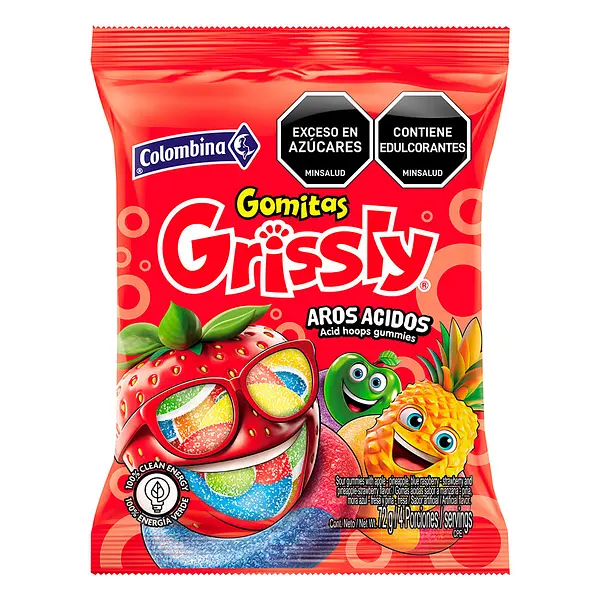 GOMA AROS GRISSLY*72G