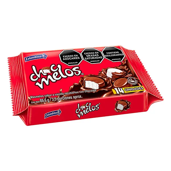 CHOCMELOS BANDEJA COLOMBINA*14UN