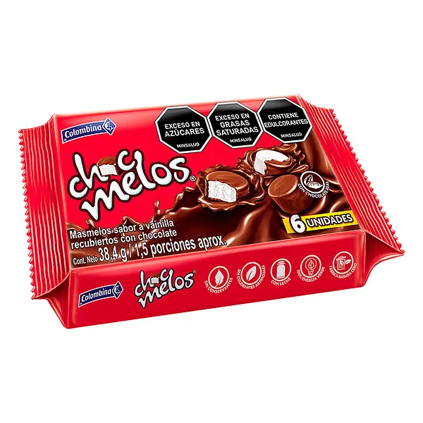 CHOCMELOS BANDEJA COLOMBINA*6UN
