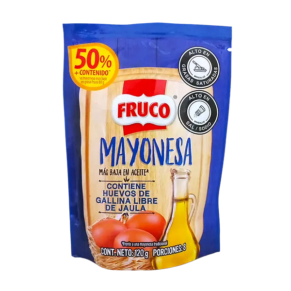 SALSA MAYONESA FRUCO *120 GR
