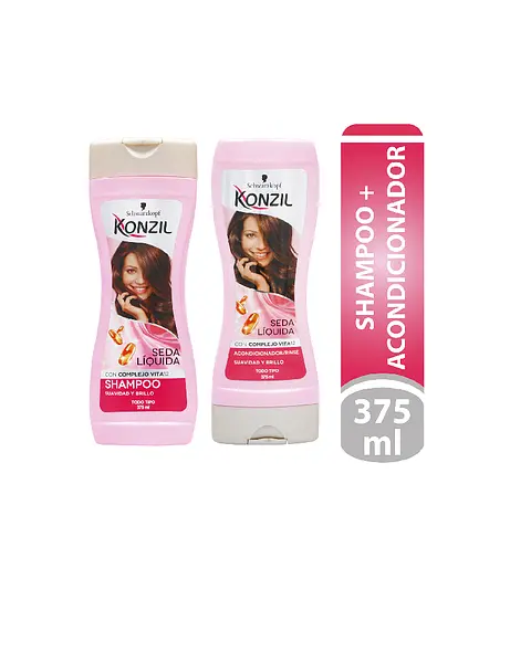 SHAMPO+ACONDICIONADOR KONZIL*375ML