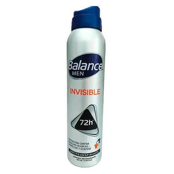 DESODORANTE AEROSOL INVISIBLE BALANCE*160ML