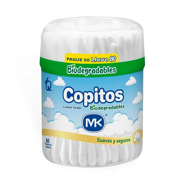 COPITOS BIODEGRADABLES MK*80U