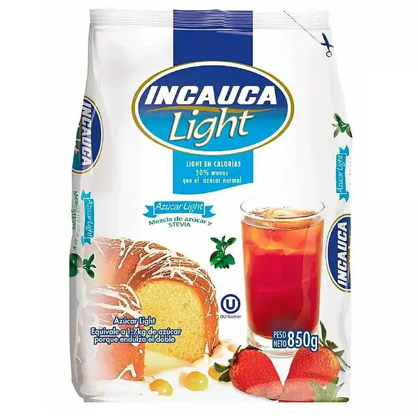 AZUCAR BLANCA LIGHT INCAUCA*850G