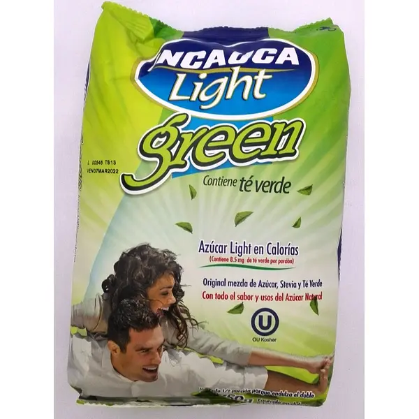 AZUCAR BLANCA LIGHT GREEN INCAUCA*750G