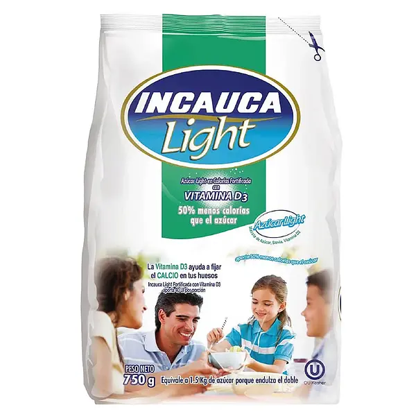 AZUCAR BLANCA LIGHT INCAUCA*750G