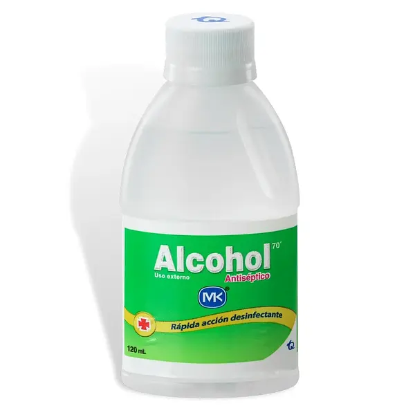 ALCOHOL ANTISEPTICO MK*120ML