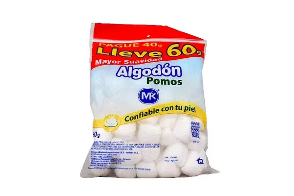 ALGODON POMOS MK*60G