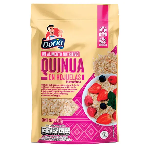 QUINUA EN HOJUELAS DORIA*200GR