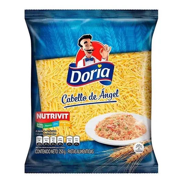 PASTA CABELLO ANGEL DORIA*250GR
