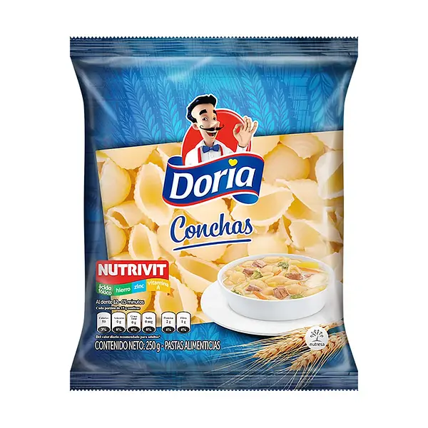 PASTA CONCHA DORIA*250GR
