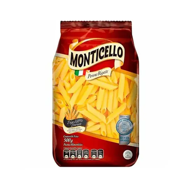 PASTA PENNE RIGATE MONTICELLO * 500G