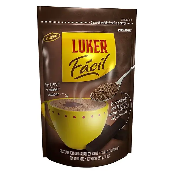 CHOCOLATE POLVO FACIL LUKER *250G