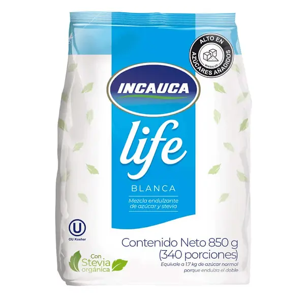 AZUCAR BLANCA LIFE INCAUCA * 850G