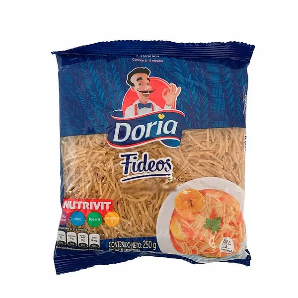 PASTA FIDEO DORIA *200GR