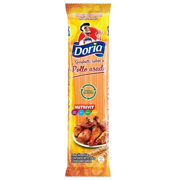 PASTA SPAGHETTI POLLO DORIA*250G
