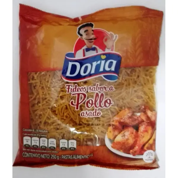 PASTA FIDEO POLLO DORIA *250 G