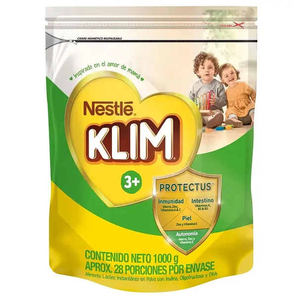 LECHE POLVO KLIM 3+*1000G