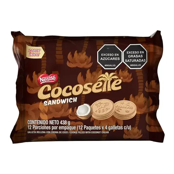 GALLETA COCOSETTE SANDWICH *12U