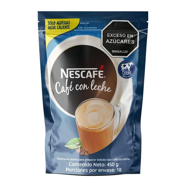CAFE INSTANTANEO LECHE NESCAFE *450G