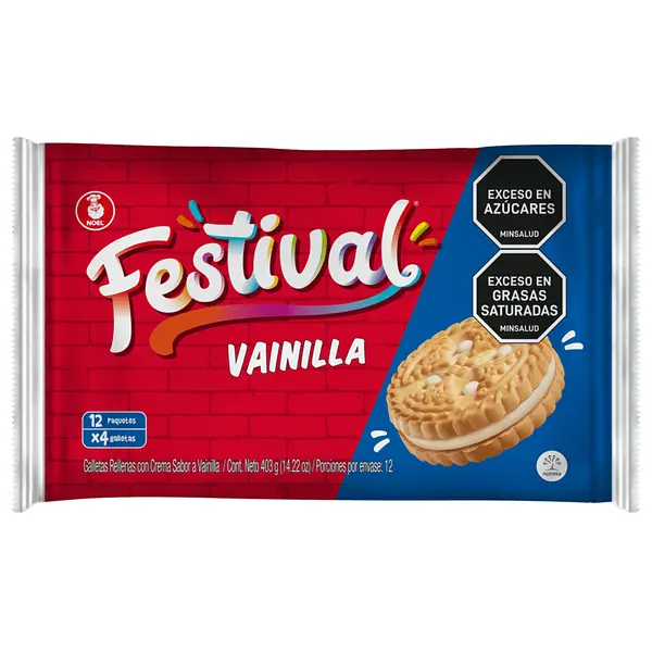 GALLETA VAINILLA FESTIVAL*403G