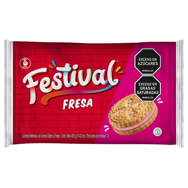 GALLETA FRESA FESTIVAL*403GR