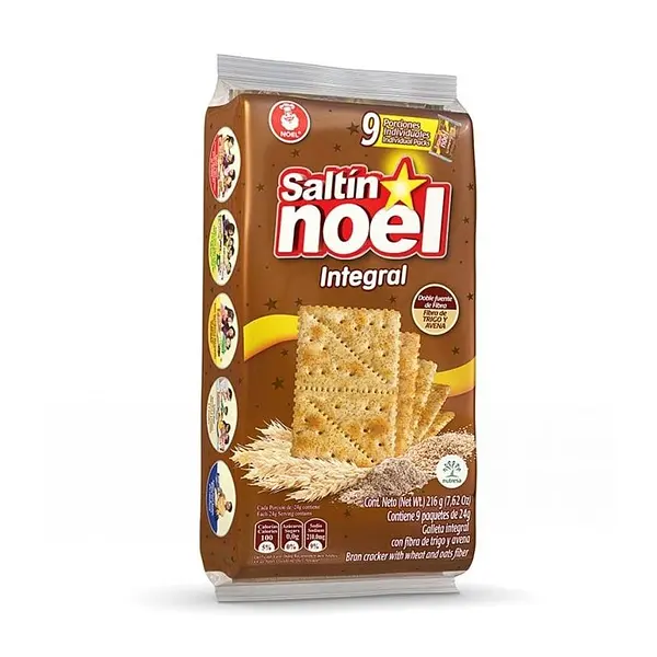 GALLETA INTEGRAL SALTIN NOEL*9U