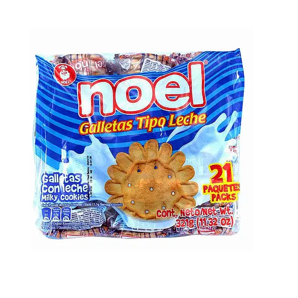 GALLETA LECHE NOEL*21U