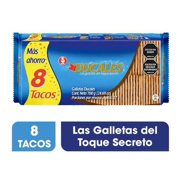 GALLETA DUCALES NOEL*8 TACOS
