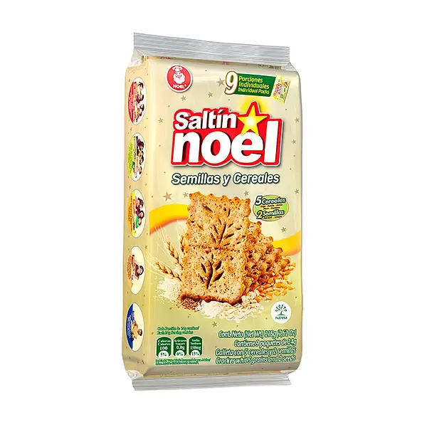 GALLETA SEMILLA/CEREAL SALTIN NOEL*9U