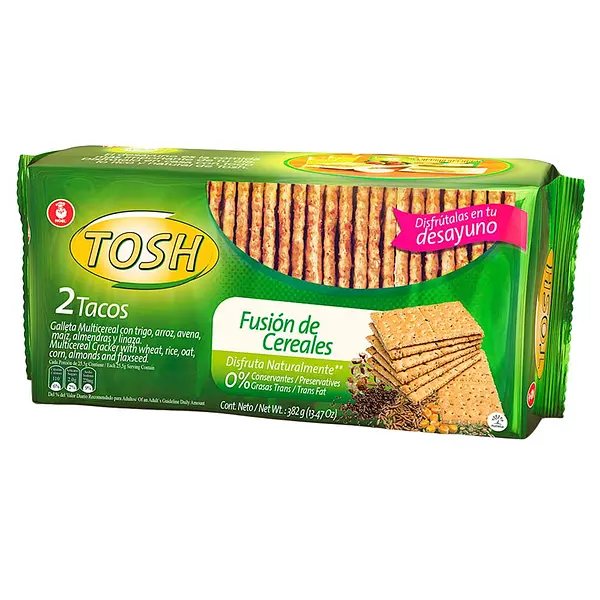 GALLETA FUSION CEREALES TOHS*382GR