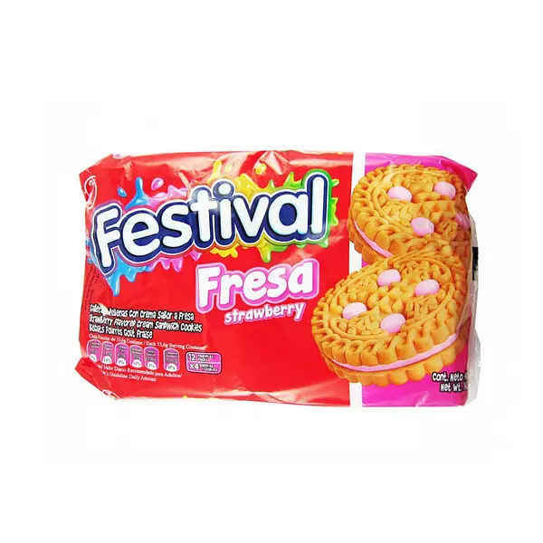 GALLETA FRESA FESTIVAL*4U